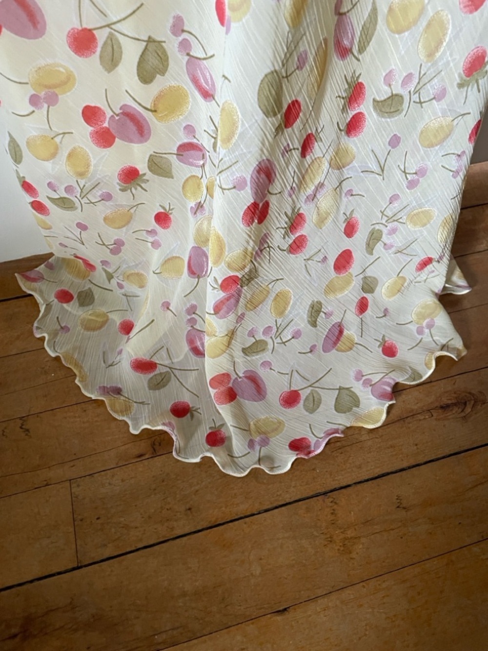 Vintage 90s DINO fruit dress-Size M - Picture 5 of 12